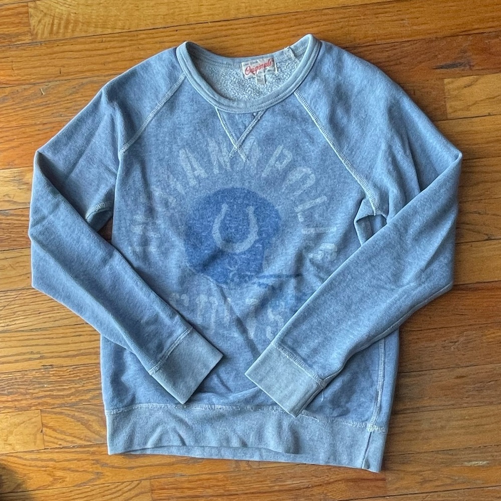 Junk Food - Vintage Look Indianapolis Colts Crew Neck